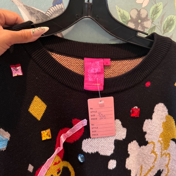 Queen of Sparkles New Year’s Eve sweater dress - Picture 4 of 4